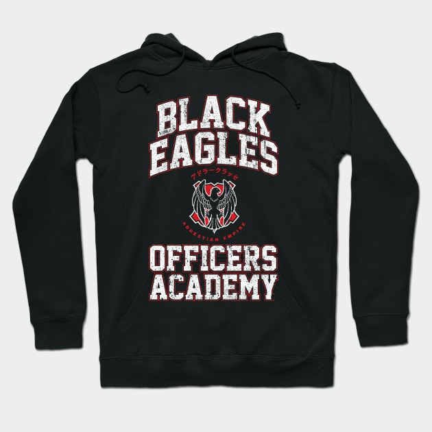 Black Eagles Officers Academy Hoodie by huckblade